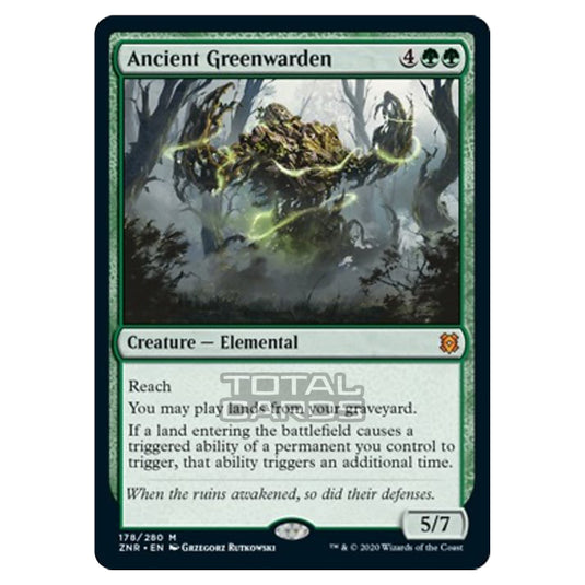 Magic The Gathering - Zendikar Rising - Ancient Greenwarden - 178/391