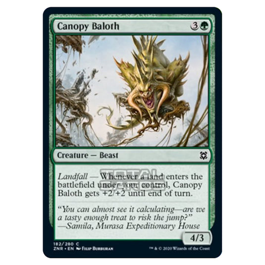 Magic The Gathering - Zendikar Rising - Canopy Baloth - 182/391