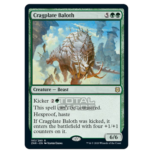 Magic The Gathering - Zendikar Rising - Cragplate Baloth - 183/391