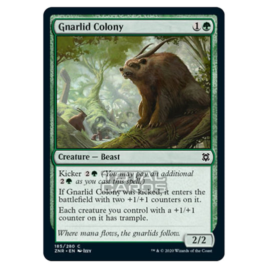 Magic The Gathering - Zendikar Rising - Gnarlid Colony - 185/391