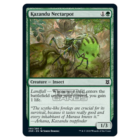 Magic The Gathering - Zendikar Rising - Kazandu Nectarpot - 190/391