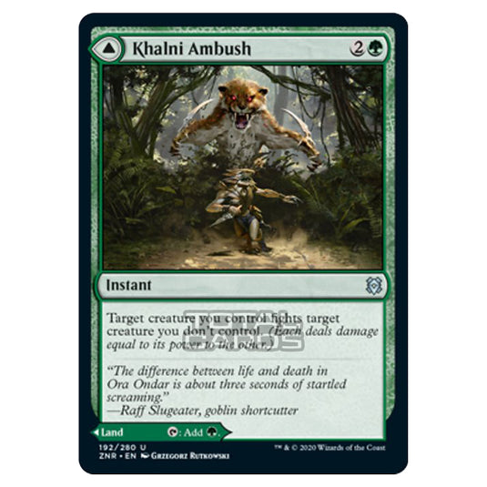 Magic The Gathering - Zendikar Rising - Khalni Ambush // Khalni Territory - 192/391