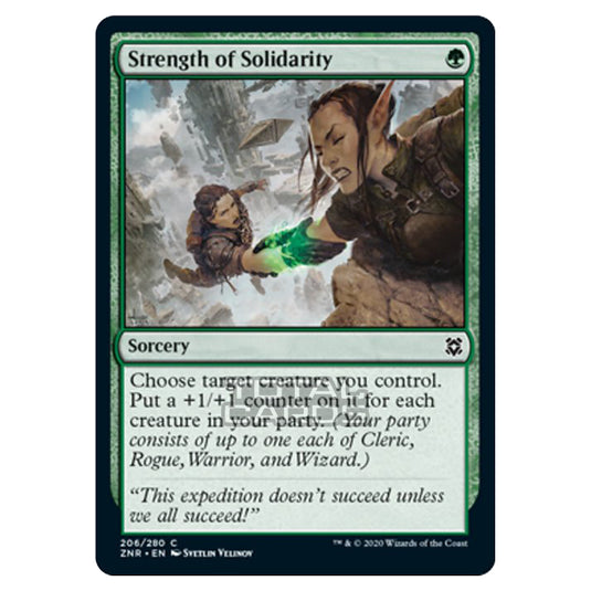 Magic The Gathering - Zendikar Rising - Strength of Solidarity - 206/391