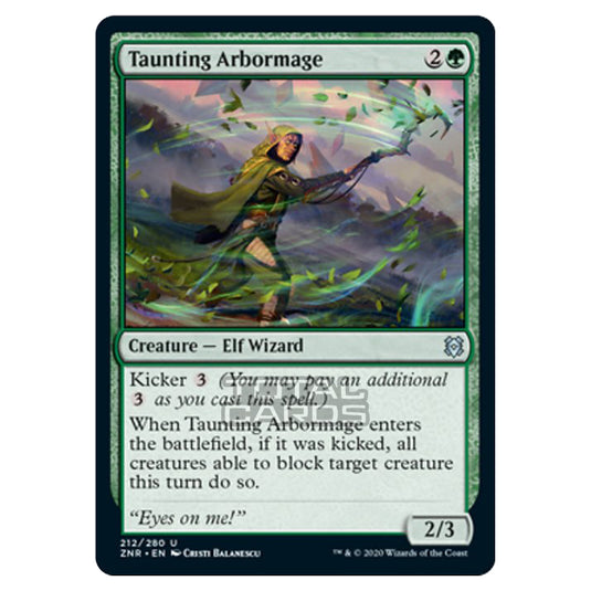 Magic The Gathering - Zendikar Rising - Taunting Arbormage - 212/391