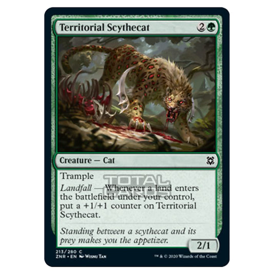 Magic The Gathering - Zendikar Rising - Territorial Scythecat - 213/391