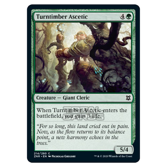 Magic The Gathering - Zendikar Rising - Turntimber Ascetic - 214/391