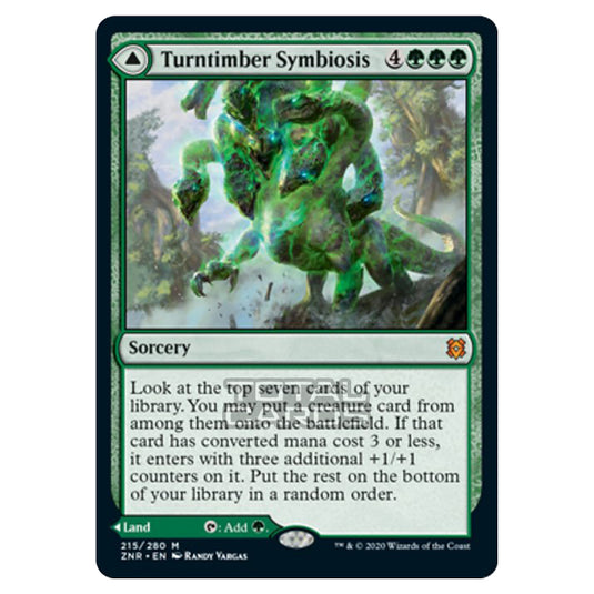 Magic The Gathering - Zendikar Rising - Turntimber Symbiosis // Turntimber, Serpentine Wood - 215/391