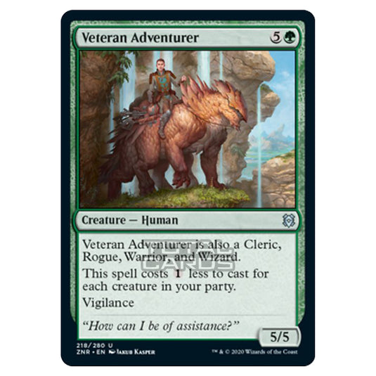 Magic The Gathering - Zendikar Rising - Veteran Adventurer - 218/391