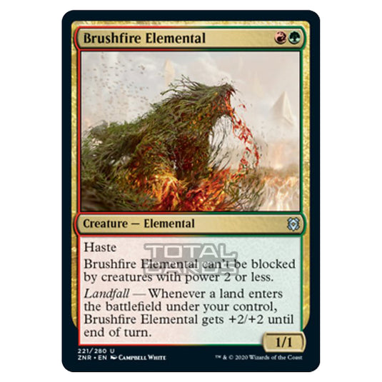 Magic The Gathering - Zendikar Rising - Brushfire Elemental - 221/391