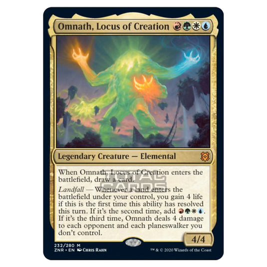 Magic The Gathering - Zendikar Rising - Omnath, Locus of Creation - 232/391