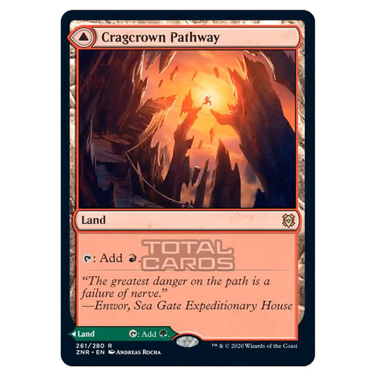 Magic The Gathering - Zendikar Rising - Cragcrown Pathway // Timbercrown Pathway - 261/391
