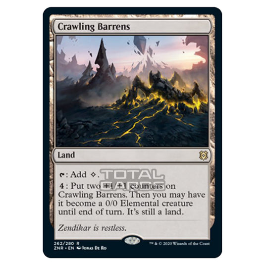 Magic The Gathering - Zendikar Rising - Crawling Barrens - 262/391