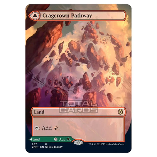 Magic The Gathering - Zendikar Rising - Cragcrown Pathway // Timbercrown Pathway - 287/391