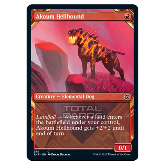 Magic The Gathering - Zendikar Rising - Akoum Hellhound - 299/391