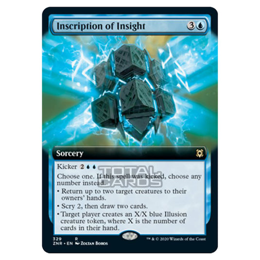 Magic The Gathering - Zendikar Rising - Inscription of Insight - 329/391