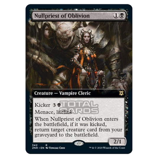 Magic The Gathering - Zendikar Rising - Nullpriest of Oblivion - 342/391