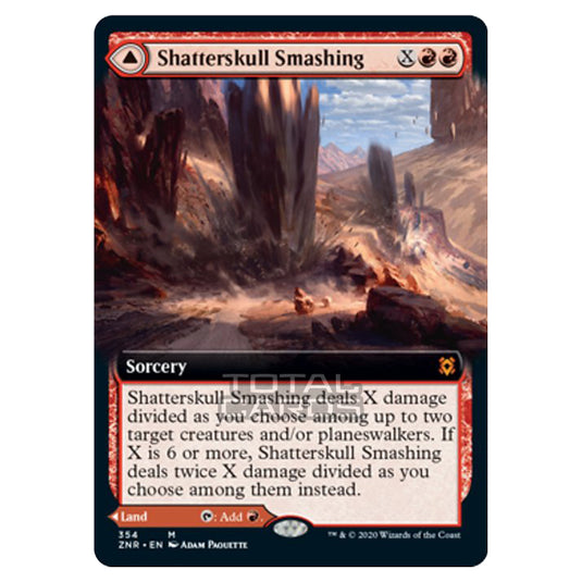 Magic The Gathering - Zendikar Rising - Shatterskull Smashing // Shatterskull, the Hammer Pass - 354/391