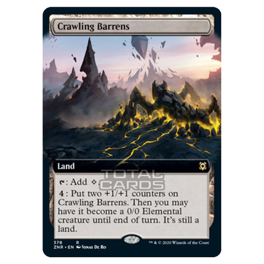 Magic The Gathering - Zendikar Rising - Crawling Barrens - 378/391