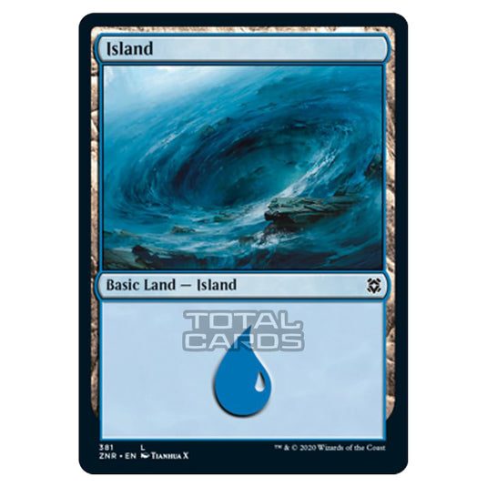 Magic The Gathering - Zendikar Rising - Island - 381/391