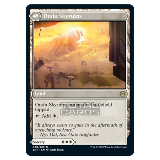 Magic The Gathering - Zendikar Rising - Ondu Inversion // Ondu Skyruins - 30/391 (Foil)