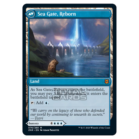 Magic The Gathering - Zendikar Rising - Sea Gate Restoration // Sea Gate, Reborn - 76/391