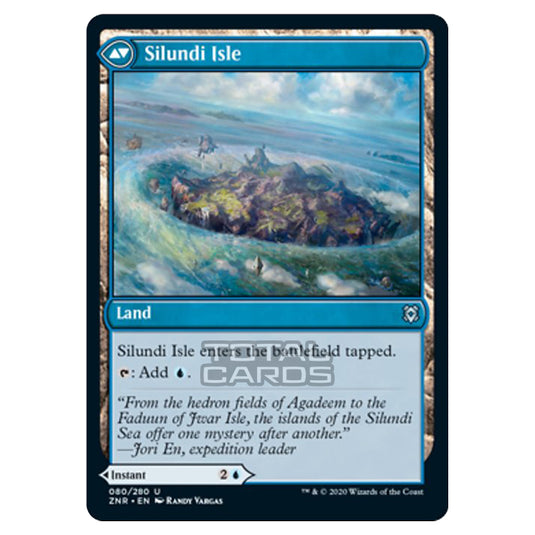 Magic The Gathering - Zendikar Rising - Silundi Vision // Silundi Isle - 80/391 (Foil)