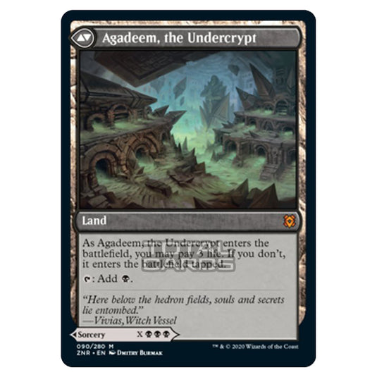 Magic The Gathering - Zendikar Rising - Agadeem's Awakening // Agadeem, the Undercrypt - 90/391