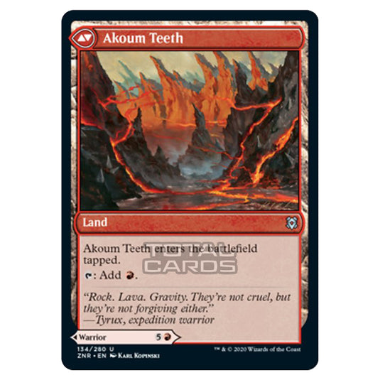 Magic The Gathering - Zendikar Rising - Akoum Warrior // Akoum Teeth - 134/391