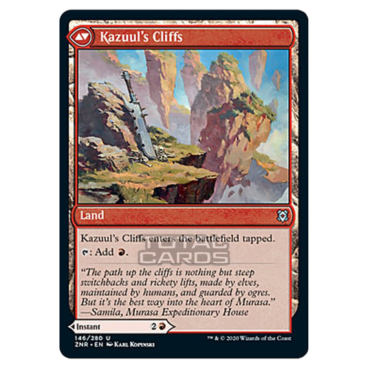 Magic The Gathering - Zendikar Rising - Kazuul's Fury // Kazuul's Cliffs - 146/391