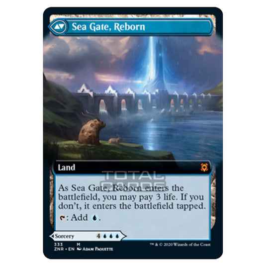 Magic The Gathering - Zendikar Rising - Sea Gate Restoration // Sea Gate, Reborn - 333/391 (Foil)