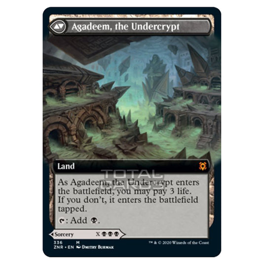 Magic The Gathering - Zendikar Rising - Agadeem's Awakening // Agadeem, the Undercrypt - 336/391 (Foil)