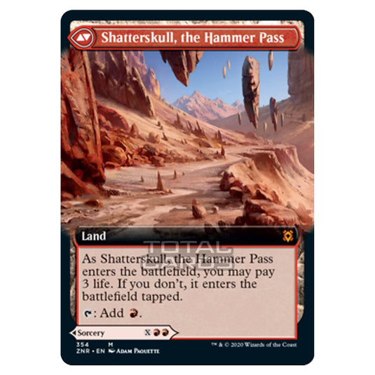 Magic The Gathering - Zendikar Rising - Shatterskull Smashing // Shatterskull, the Hammer Pass - 354/391