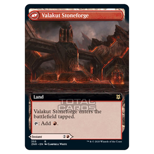 Magic The Gathering - Zendikar Rising - Valakut Awakening // Valakut Stoneforge - 355/391