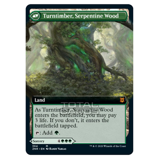 Magic The Gathering - Zendikar Rising - Turntimber Symbiosis // Turntimber, Serpentine Wood - 364/391