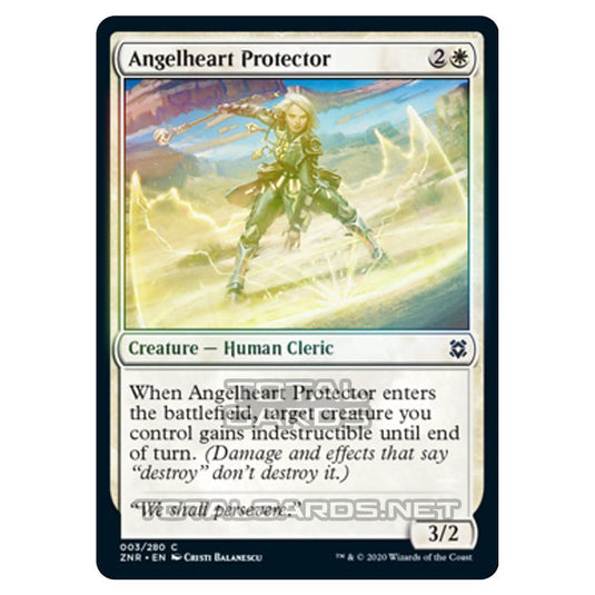 Magic The Gathering - Zendikar Rising - Angelheart Protector - 3/391 (Foil)