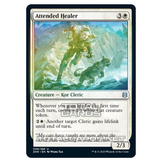 Magic The Gathering - Zendikar Rising - Attended Healer - 6/391 (Foil)