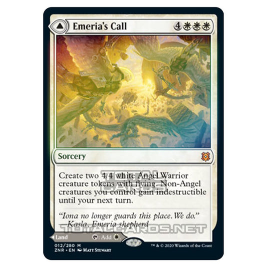 Magic The Gathering - Zendikar Rising - Emeria's Call // Emeria, Shattered Skyclave - 12/391 (Foil)