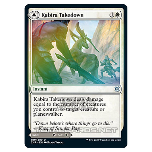 Magic The Gathering - Zendikar Rising - Kabira Takedown // Kabira Plateau - 19/391 (Foil)