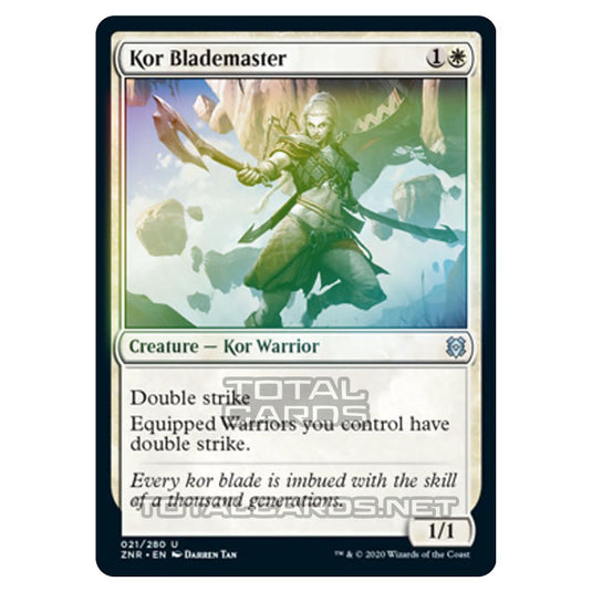 Magic The Gathering - Zendikar Rising - Kor Blademaster - 21/391 (Foil)