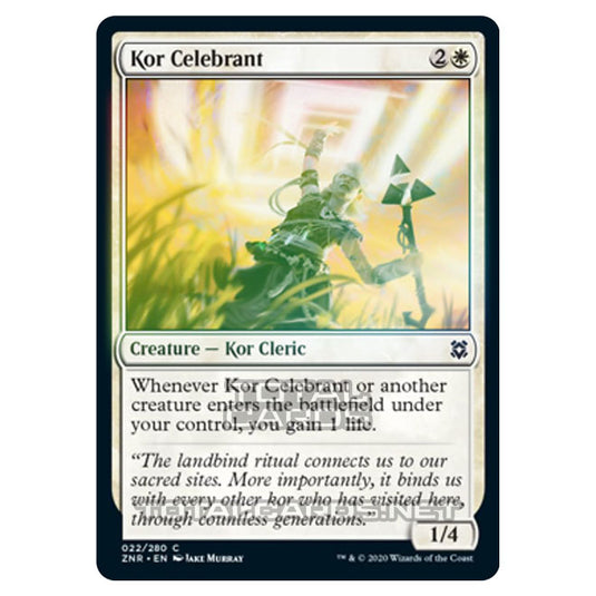 Magic The Gathering - Zendikar Rising - Kor Celebrant - 22/391 (Foil)