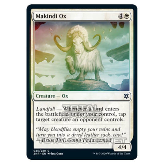 Magic The Gathering - Zendikar Rising - Makindi Ox - 25/391 (Foil)