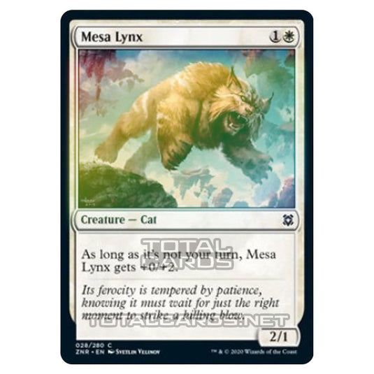 Magic The Gathering - Zendikar Rising - Mesa Lynx - 28/391 (Foil)