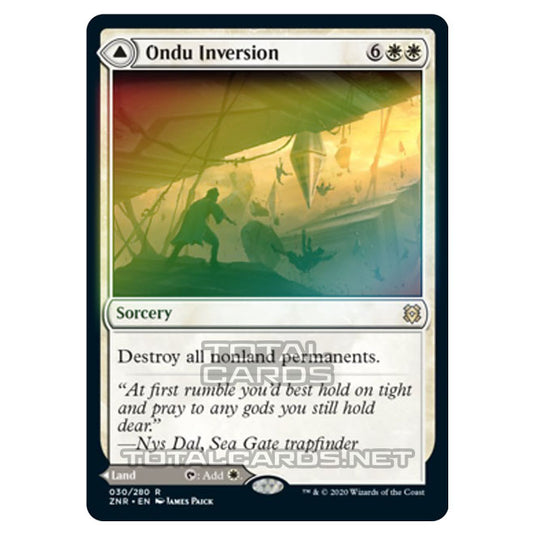 Magic The Gathering - Zendikar Rising - Ondu Inversion // Ondu Skyruins - 30/391 (Foil)