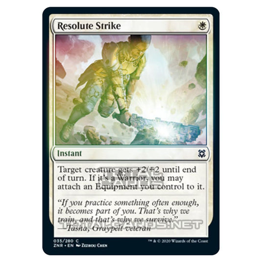 Magic The Gathering - Zendikar Rising - Resolute Strike - 35/391 (Foil)