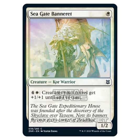 Magic The Gathering - Zendikar Rising - Sea Gate Banneret - 36/391 (Foil)