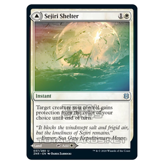 Magic The Gathering - Zendikar Rising - Sejiri Shelter // Sejiri Glacier - 37/391 (Foil)