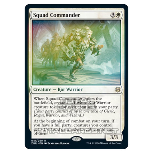 Magic The Gathering - Zendikar Rising - Squad Commander - 41/391 (Foil)