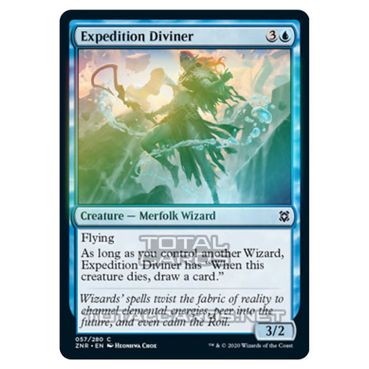 Magic The Gathering - Zendikar Rising - Expedition Diviner - 57/391 (F Magic The Gathering - Zendikar Rising - Expedition Diviner - 57/391 (F