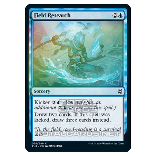 Magic The Gathering - Zendikar Rising - Field Research - 58/391 (Foil)