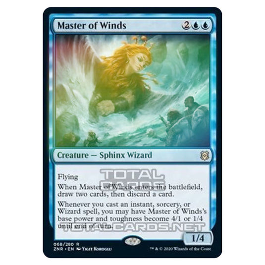 Magic The Gathering - Zendikar Rising - Master of Winds - 68/391 (Foil)